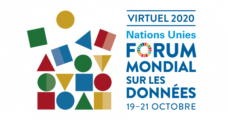 Logo du Forum virtuel mondial des Nations Unies sur les données 2020
